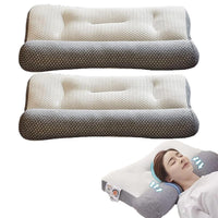 Sohobloo Neck Pillow,Super Ergonomic Pillow - Protect Your Neck and Spine,Ergonomic Pillows for Sleeping Neck,Ergonomic Pillows for Sleeping,Neck Support Pillows for Sleeping (15.7''*23.6'' - Gray) - 7DAY'S