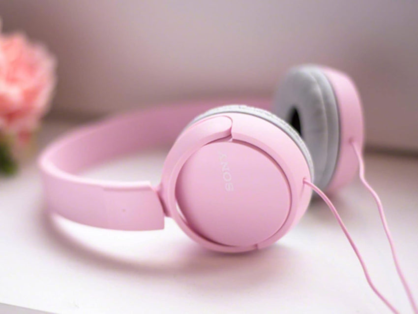 Sony Dynamic Foldable Headphones MDR - ZX110 - P (Pink) - 7DAY'S