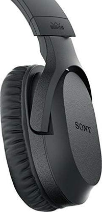 Sony Wireless RF Home Theater TV Headphones with Transmitter - 150 - ft Wireless Range, Up to 20 Hours of Play Time (Black) & Zonoz Microfiber Cleaning Cloth Bundle - 7DAY'S