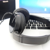 Sony ZX110 Over - Ear Dynamic Stereo Headphones (Black) - 7DAY'S