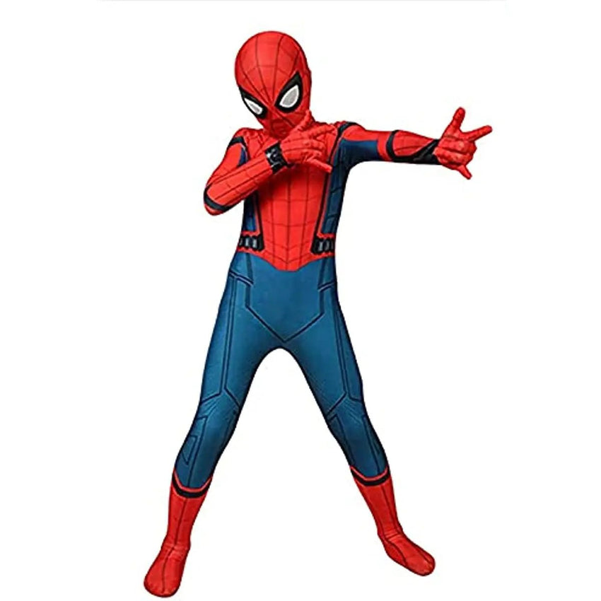 Spiderman Costume for Kids Adult Tobey Maguire Cosplay Bodysuit Superhero Zentai Suit Jumpsuit Halloween Carnival Party Costumes - 7DAY'S