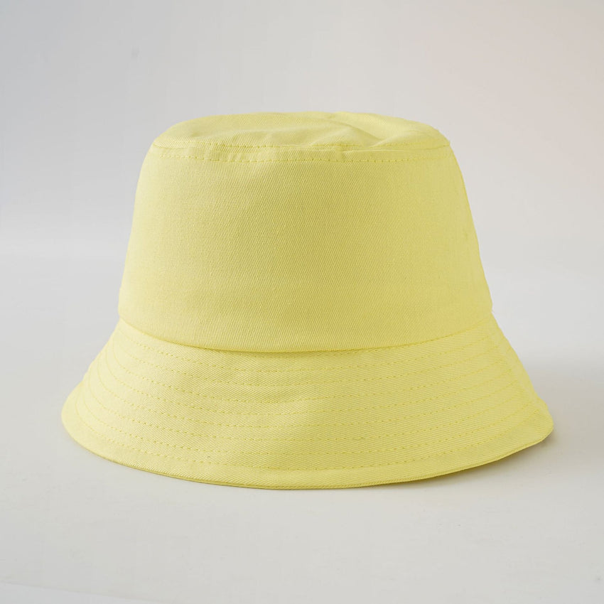Spring and summer new fisherman hat simple solid color Korean version sun hat foldable men and women can wear basin hat - 7DAY'S