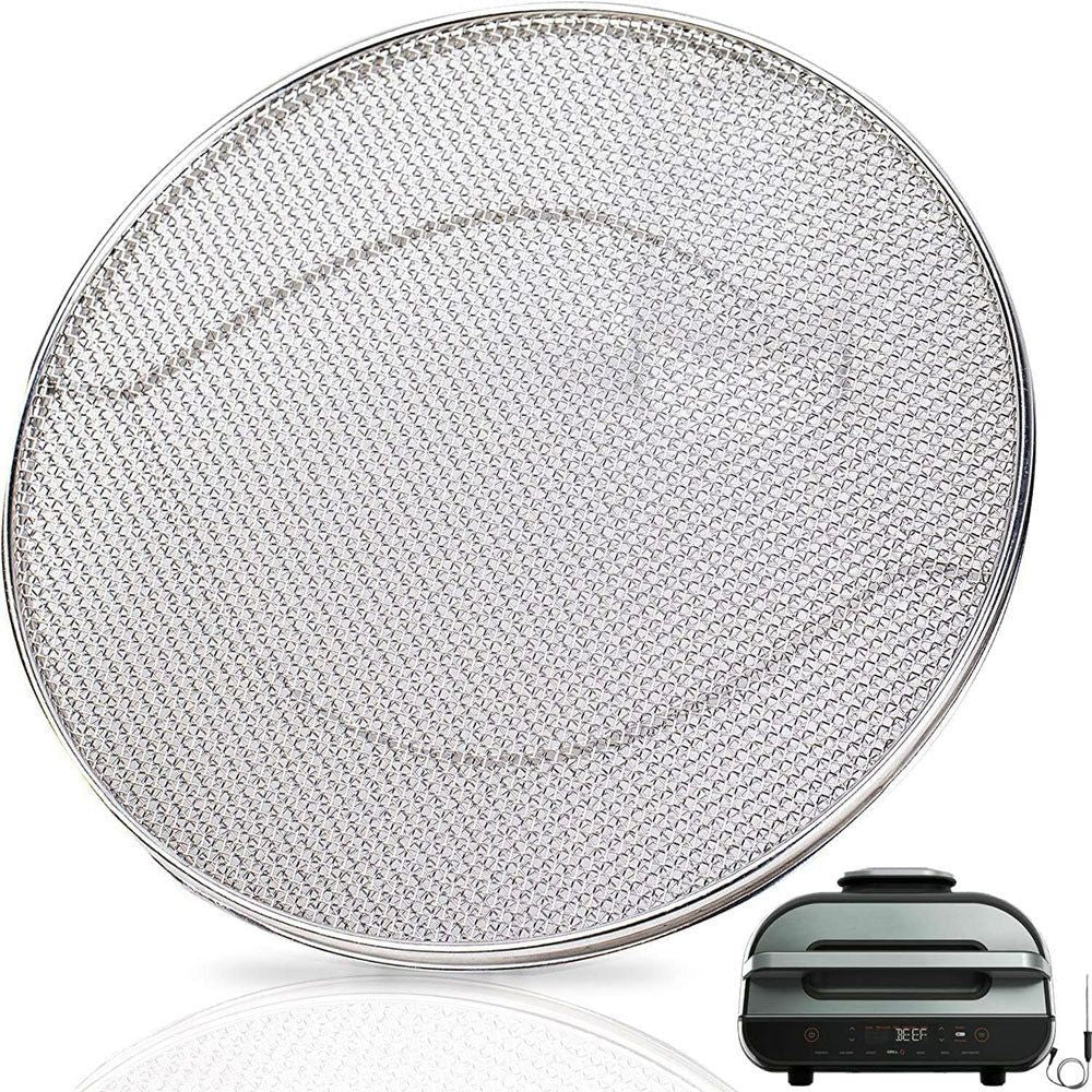 Stainless Steel Splatter Shield for Ninja Foodi FG550, Air Fryer Accessories for Ninja Foodi 5 - in - 1 Indoor Grill - 7DAY'S