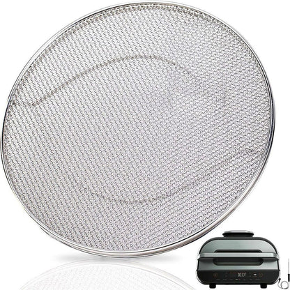 Stainless Steel Splatter Shield for Ninja Foodi FG550, Air Fryer Accessories for Ninja Foodi 5 - in - 1 Indoor Grill - 7DAY'S