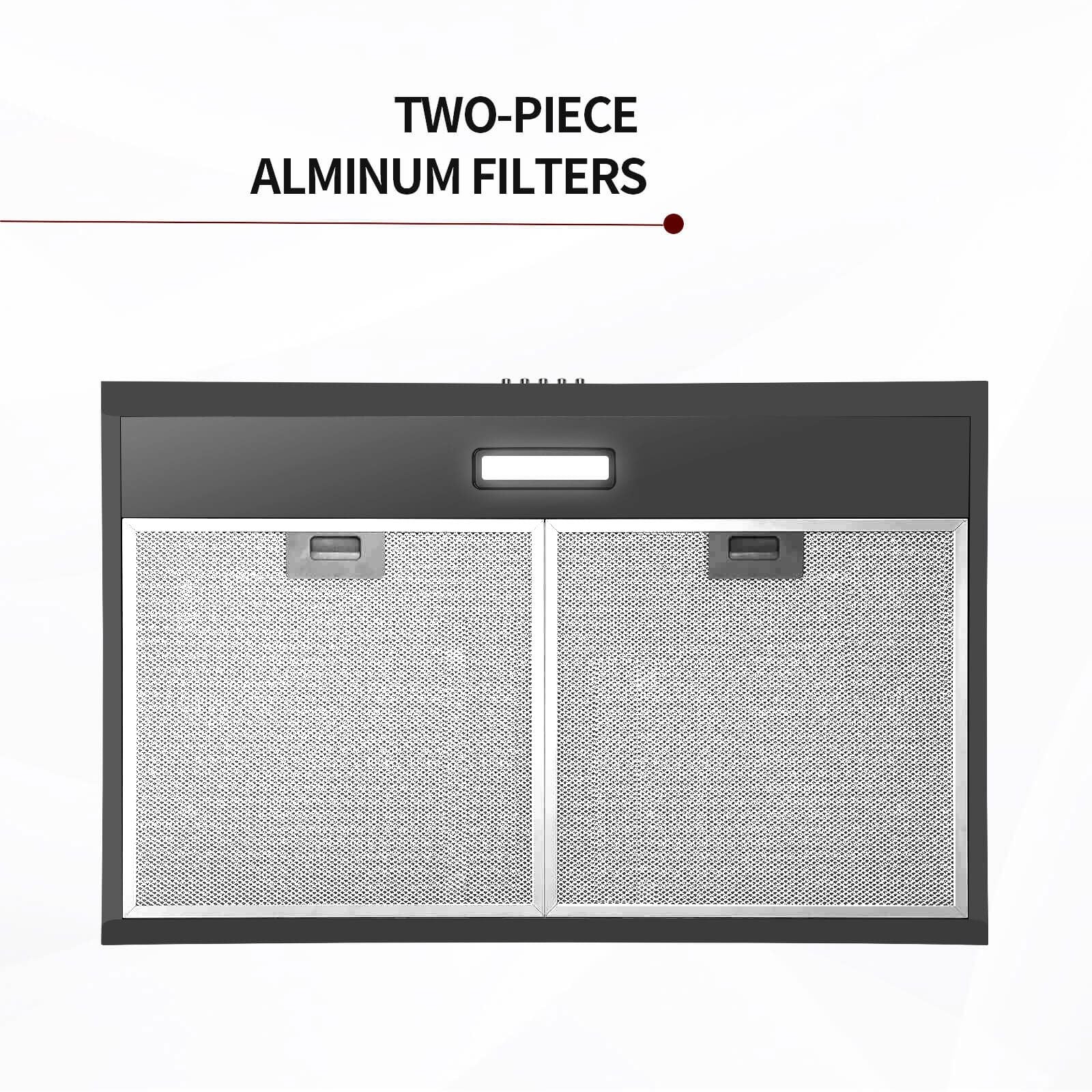 Stainless Steel Under Cabinet Range Hood Vent Cooking 230 CFM Kitchen 3 Speed cooker hood - 7DAY'S