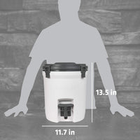 STANLEY Adventure 2 Gallon Fast Flow Water Jug, Ice Water Dispenser, Insulated Beverage Cooler with Easy Pour Spigot and Latched Foam Lid - 7DAY'S