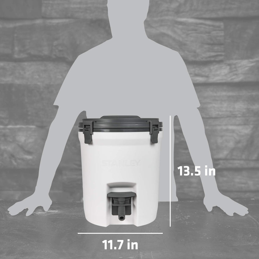 STANLEY Adventure 2 Gallon Fast Flow Water Jug, Ice Water Dispenser, Insulated Beverage Cooler with Easy Pour Spigot and Latched Foam Lid - 7DAY'S