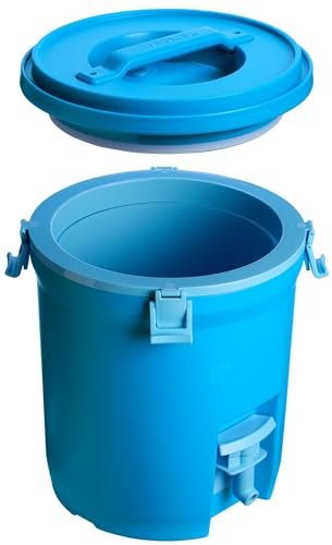 STANLEY Adventure 2 Gallon Fast Flow Water Jug, Ice Water Dispenser, Insulated Beverage Cooler with Easy Pour Spigot and Latched Foam Lid - 7DAY'S