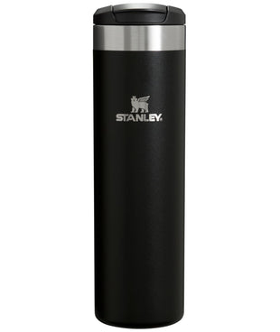 Stanley AeroLight Transit Bottle 20 oz | Locking Drink Through Lid | Leak Resistant Water Bottle or Coffee Travel Mug | Lightweight Insulated Stainless Steel | BPA - Free | Black - 7DAY'S
