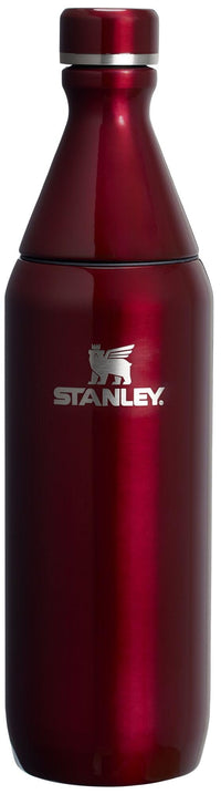 STANLEY All Day Slim Bottle 20 - 34 OZ | Twist off Lid with Leakproof Seal | Slim Design for Travel & Gym | Insulated Stainless Steel | BPA - Free - 7DAY'S