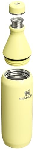 STANLEY All Day Slim Bottle 20 - 34 OZ | Twist off Lid with Leakproof Seal | Slim Design for Travel & Gym | Insulated Stainless Steel | BPA - Free - 7DAY'S