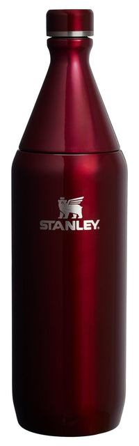 STANLEY All Day Slim Bottle 20 - 34 OZ | Twist off Lid with Leakproof Seal | Slim Design for Travel & Gym | Insulated Stainless Steel | BPA - Free - 7DAY'S