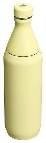 STANLEY All Day Slim Bottle 20 - 34 OZ | Twist off Lid with Leakproof Seal | Slim Design for Travel & Gym | Insulated Stainless Steel | BPA - Free - 7DAY'S
