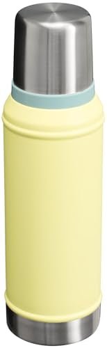 Stanley Classic Legendary Vacuum Bottle 1.1 qt | Wide Mouth with Leakproof Cup Lid | Keep Drinks Hot or Cold | Packable for Travel | Insulated Stainless Steel Thermos | BPA - Free | Hammertone Lake - 7DAY'S