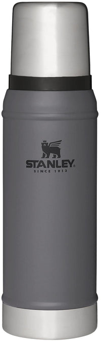 Stanley Classic Legendary Vacuum Bottle 1.1 qt | Wide Mouth with Leakproof Cup Lid | Keep Drinks Hot or Cold | Packable for Travel | Insulated Stainless Steel Thermos | BPA - Free | Hammertone Lake - 7DAY'S