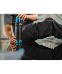 Stanley Classic Legendary Vacuum Bottle 1.1 qt | Wide Mouth with Leakproof Cup Lid | Keep Drinks Hot or Cold | Packable for Travel | Insulated Stainless Steel Thermos | BPA - Free | Hammertone Lake - 7DAY'S