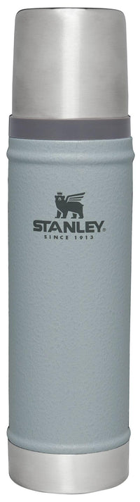 Stanley Classic Legendary Vacuum Bottle 1.1 qt | Wide Mouth with Leakproof Cup Lid | Keep Drinks Hot or Cold | Packable for Travel | Insulated Stainless Steel Thermos | BPA - Free | Hammertone Lake - 7DAY'S