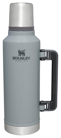 Stanley Classic Legendary Vacuum Bottle 1.1 qt | Wide Mouth with Leakproof Cup Lid | Keep Drinks Hot or Cold | Packable for Travel | Insulated Stainless Steel Thermos | BPA - Free | Hammertone Lake - 7DAY'S