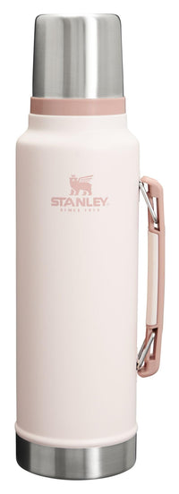 Stanley Classic Legendary Vacuum Bottle 1.1 qt | Wide Mouth with Leakproof Cup Lid | Keep Drinks Hot or Cold | Packable for Travel | Insulated Stainless Steel Thermos | BPA - Free | Hammertone Lake - 7DAY'S