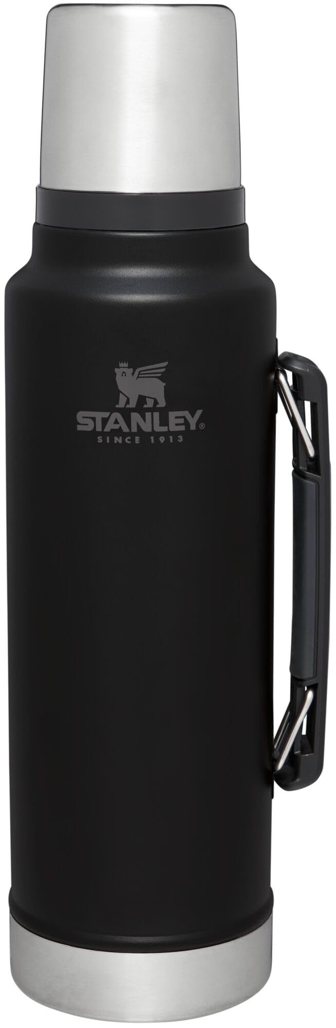 Stanley Classic Legendary Vacuum Bottle 1.1 qt | Wide Mouth with Leakproof Cup Lid | Keep Drinks Hot or Cold | Packable for Travel | Insulated Stainless Steel Thermos | BPA - Free | Hammertone Lake - 7DAY'S