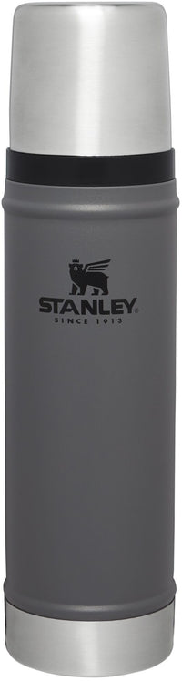Stanley Classic Legendary Vacuum Bottle 1.1 qt | Wide Mouth with Leakproof Cup Lid | Keep Drinks Hot or Cold | Packable for Travel | Insulated Stainless Steel Thermos | BPA - Free | Hammertone Lake - 7DAY'S