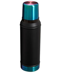 Stanley Classic Legendary Vacuum Bottle 1.1 qt | Wide Mouth with Leakproof Cup Lid | Keep Drinks Hot or Cold | Packable for Travel | Insulated Stainless Steel Thermos | BPA - Free | Hammertone Lake - 7DAY'S