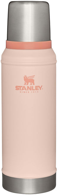 Stanley Classic Legendary Vacuum Bottle 1.1 qt | Wide Mouth with Leakproof Cup Lid | Keep Drinks Hot or Cold | Packable for Travel | Insulated Stainless Steel Thermos | BPA - Free | Hammertone Lake - 7DAY'S