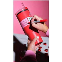 Stanley Cup 40oz (Valentine's Day Red) Stainless Steel Vacuum Insulated Tumbler Stanley - 7DAY'S