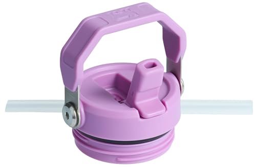 Stanley IceFlow Flip Straw 2.0 Water Bottle 24 oz | Built - In Straw for Travel and Sports | Lightweight and Leak Resistant | Insulated Stainless Steel | BPA - Free | Prickly Pear - 7DAY'S