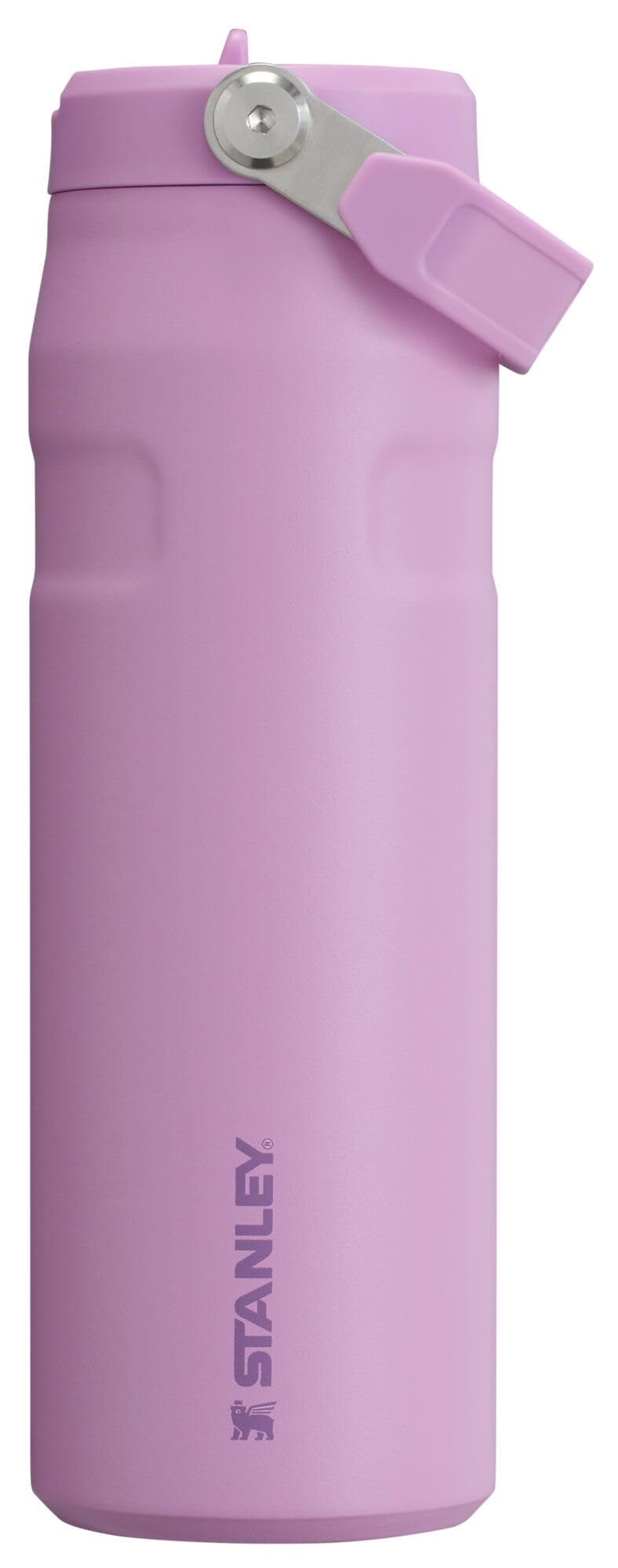 Stanley IceFlow Flip Straw 2.0 Water Bottle 24 oz | Built - In Straw for Travel and Sports | Lightweight and Leak Resistant | Insulated Stainless Steel | BPA - Free | Prickly Pear - 7DAY'S