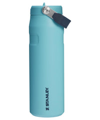 Stanley IceFlow Flip Straw 2.0 Water Bottle 24 oz | Built - In Straw for Travel and Sports | Lightweight and Leak Resistant | Insulated Stainless Steel | BPA - Free | Prickly Pear - 7DAY'S