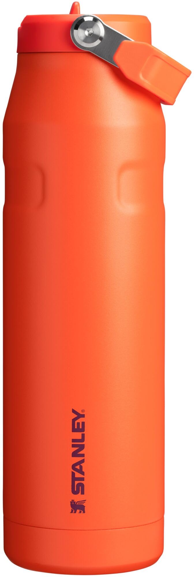 Stanley IceFlow Flip Straw 2.0 Water Bottle 24 oz | Built - In Straw for Travel and Sports | Lightweight and Leak Resistant | Insulated Stainless Steel | BPA - Free | Prickly Pear - 7DAY'S