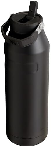 Stanley IceFlow Flip Straw 2.0 Water Bottle 24 oz | Built - In Straw for Travel and Sports | Lightweight and Leak Resistant | Insulated Stainless Steel | BPA - Free | Prickly Pear - 7DAY'S