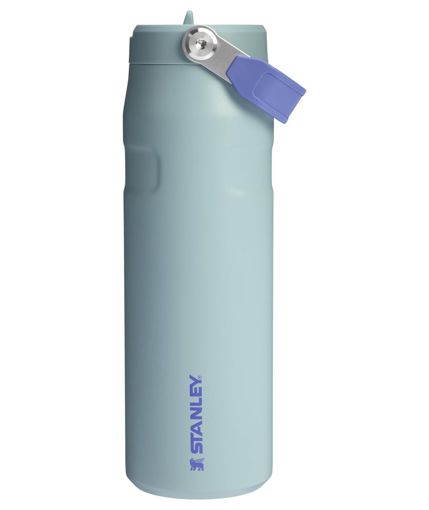 Stanley IceFlow Flip Straw 2.0 Water Bottle 24 oz | Built - In Straw for Travel and Sports | Lightweight and Leak Resistant | Insulated Stainless Steel | BPA - Free | Prickly Pear - 7DAY'S