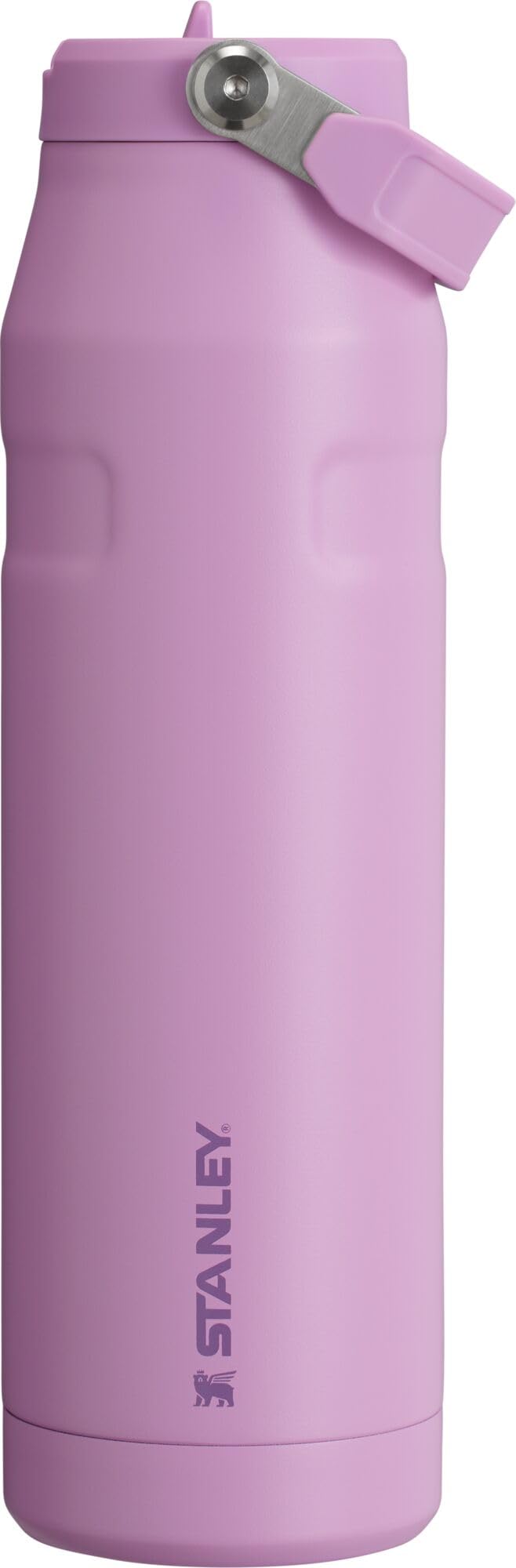 Stanley IceFlow Flip Straw 2.0 Water Bottle 24 oz | Built - In Straw for Travel and Sports | Lightweight and Leak Resistant | Insulated Stainless Steel | BPA - Free | Prickly Pear - 7DAY'S