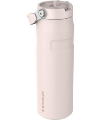 Stanley IceFlow Flip Straw 2.0 Water Bottle 24 oz | Built - In Straw for Travel and Sports | Lightweight and Leak Resistant | Insulated Stainless Steel | BPA - Free | Prickly Pear - 7DAY'S