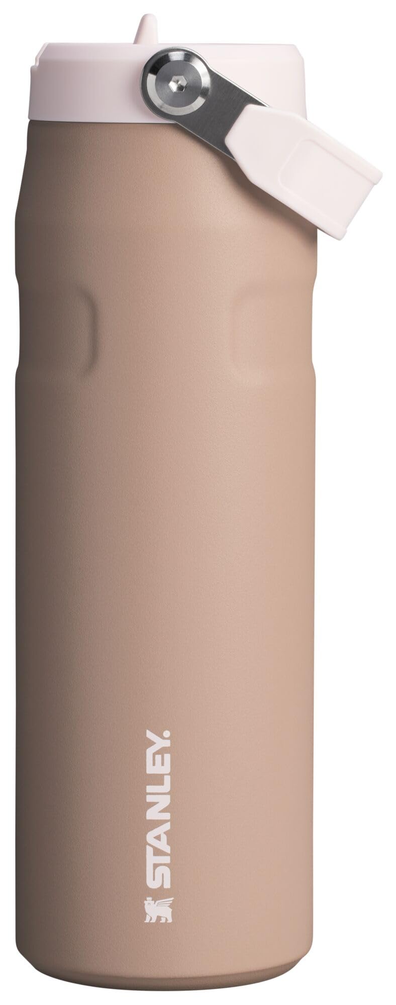 Stanley IceFlow Flip Straw 2.0 Water Bottle 24 oz | Built - In Straw for Travel and Sports | Lightweight and Leak Resistant | Insulated Stainless Steel | BPA - Free | Prickly Pear - 7DAY'S