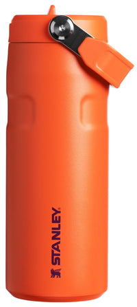 Stanley IceFlow Flip Straw 2.0 Water Bottle 24 oz | Built - In Straw for Travel and Sports | Lightweight and Leak Resistant | Insulated Stainless Steel | BPA - Free | Prickly Pear - 7DAY'S
