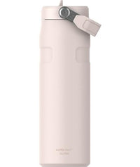 Stanley IceFlow Flip Straw 2.0 Water Bottle 24 oz | Built - In Straw for Travel and Sports | Lightweight and Leak Resistant | Insulated Stainless Steel | BPA - Free | Prickly Pear - 7DAY'S