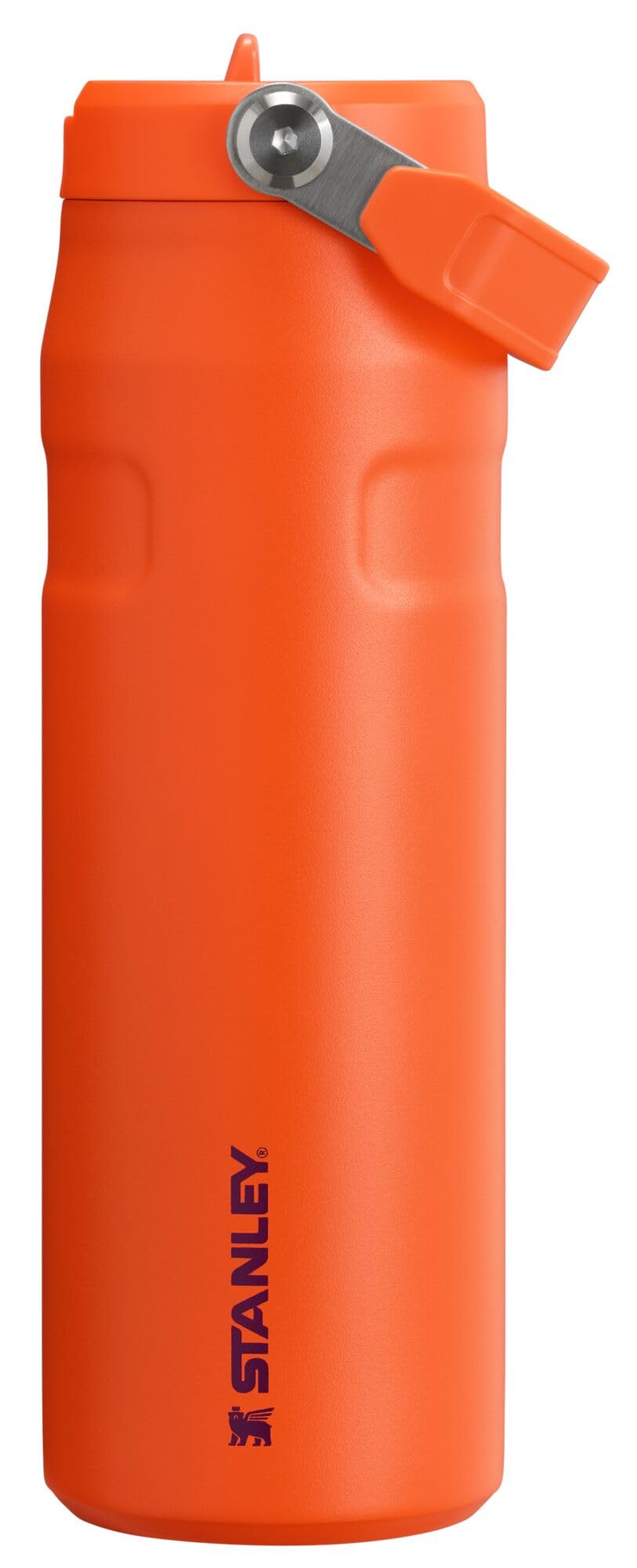 Stanley IceFlow Flip Straw 2.0 Water Bottle 24 oz | Built - In Straw for Travel and Sports | Lightweight and Leak Resistant | Insulated Stainless Steel | BPA - Free | Prickly Pear - 7DAY'S