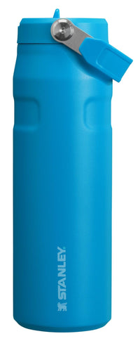 Stanley IceFlow Flip Straw 2.0 Water Bottle 24 oz | Built - In Straw for Travel and Sports | Lightweight and Leak Resistant | Insulated Stainless Steel | BPA - Free | Prickly Pear - 7DAY'S