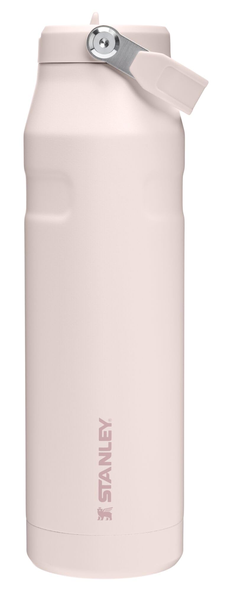 Stanley IceFlow Flip Straw 2.0 Water Bottle 24 oz | Built - In Straw for Travel and Sports | Lightweight and Leak Resistant | Insulated Stainless Steel | BPA - Free | Prickly Pear - 7DAY'S