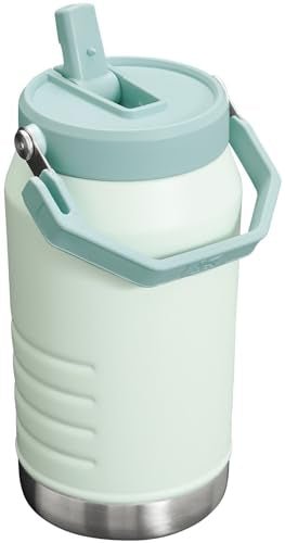 Stanley IceFlow Flip Straw Jug with Handle 40 oz| Twist On Lid and Flip Up Straw | Leak Resistant for Travel and Sports | Insulated Stainless Steel | BPA - Free | Lilac - 7DAY'S