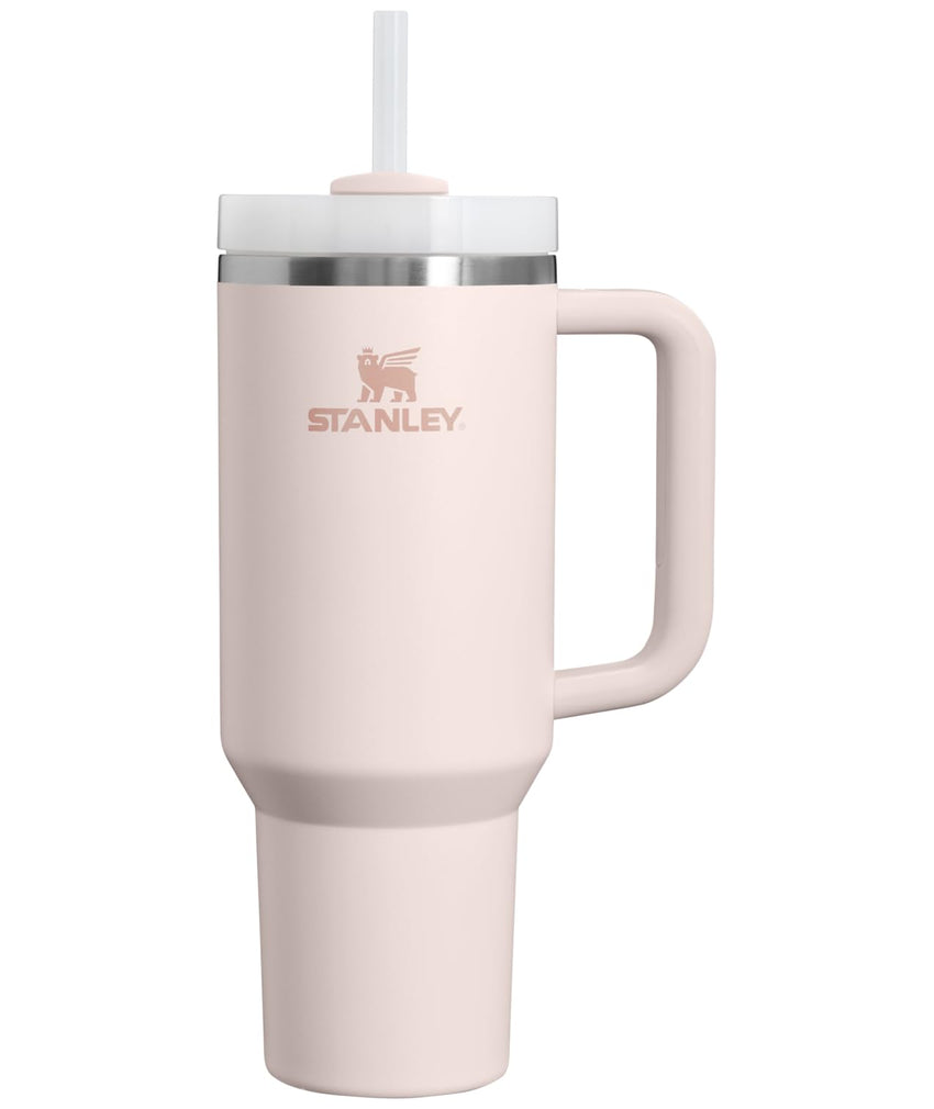 Stanley Quencher H2.0 Tumbler with Handle and Straw 30 oz | Flowstate 3 - Position Lid | Cup Holder Compatible for Travel | Insulated Stainless Steel Cup | BPA - Free | Rose Quartz 2.0 - 7DAY'S