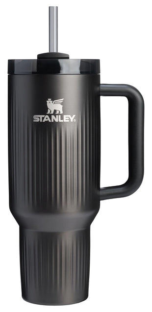 Stanley Quencher H2.0 Tumbler with Handle and Straw 40 oz | Flowstate 3-Position Lid | Cup Holder Compatible for Travel | Insulated Stainless Steel Cup | BPA-Free | Forrest Gloss Deco