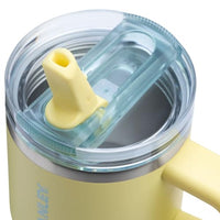 Stanley Quencher ProTour Flip Straw Tumbler with Leakproof Lid 40 oz | Built - In Straw and Handle | Cup Holder Compatible for Travel | Insulated Stainless Steel Cup | BPA - Free | Vivid Violet Fade - 7DAY'S