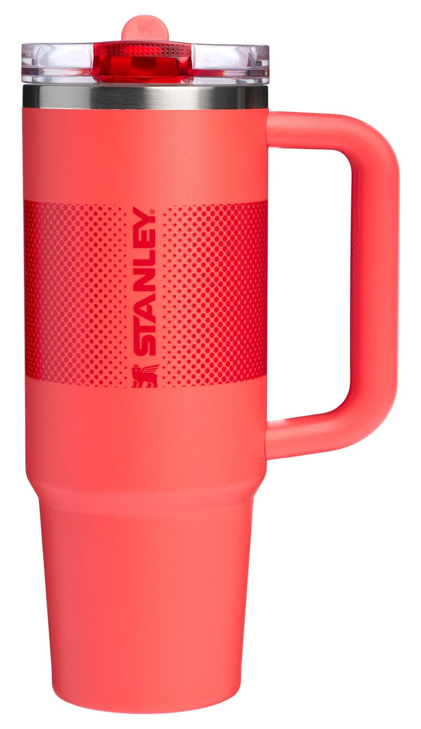 Stanley Quencher ProTour Flip Straw Tumbler with Leakproof Lid 40 oz | Built - In Straw and Handle | Cup Holder Compatible for Travel | Insulated Stainless Steel Cup | BPA - Free | Vivid Violet Fade - 7DAY'S