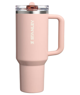 Stanley Quencher ProTour Flip Straw Tumbler with Leakproof Lid 40 oz | Built - In Straw and Handle | Cup Holder Compatible for Travel | Insulated Stainless Steel Cup | BPA - Free | Vivid Violet Fade - 7DAY'S