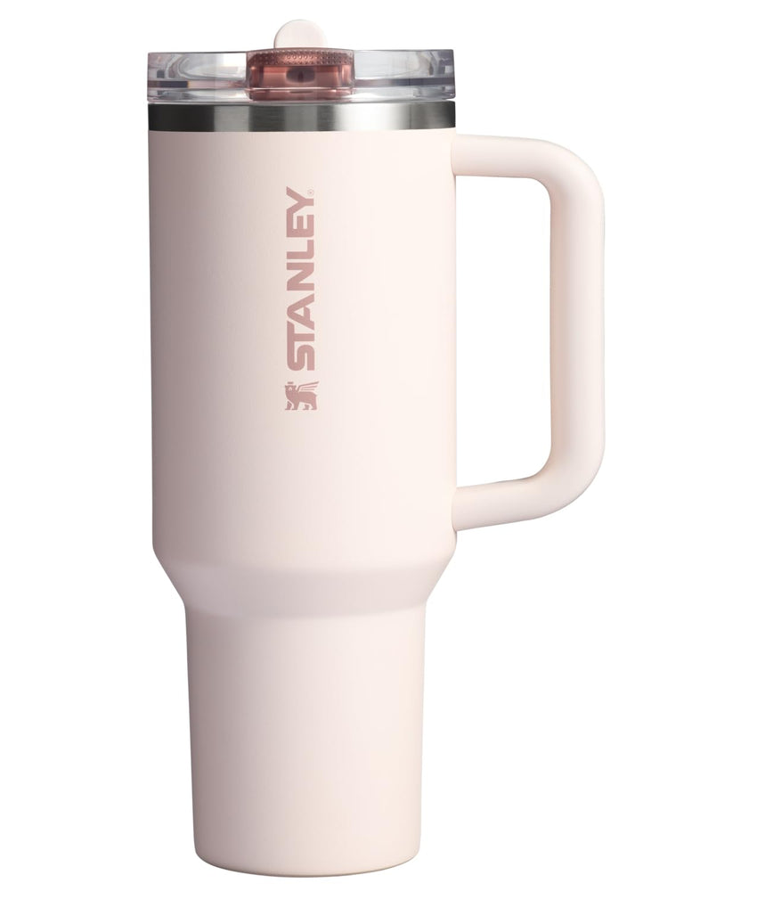 Stanley Quencher ProTour Flip Straw Tumbler with Leakproof Lid 40 oz | Built - In Straw and Handle | Cup Holder Compatible for Travel | Insulated Stainless Steel Cup | BPA - Free | Vivid Violet Fade - 7DAY'S