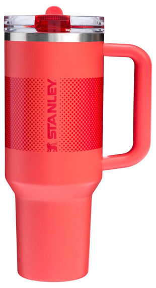 Stanley Quencher ProTour Flip Straw Tumbler with Leakproof Lid 40 oz | Built-In Straw and Handle | Cup Holder Compatible for Travel | Insulated Stainless Steel Cup | BPA-Free | Vivid Violet Fade